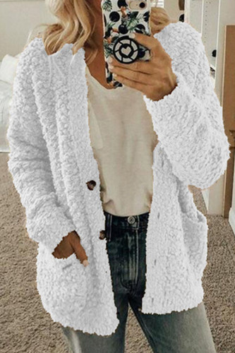Fashion British Style Solid Split Joint O Neck Outerwear