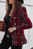 Fashion Street Adult Polyester Print Cardigan Turn-back Collar Outerwear