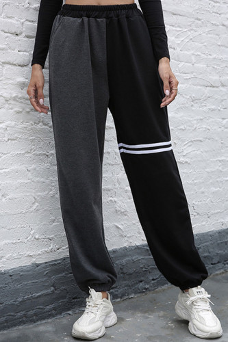 Fashion Sportswear Patchwork Loose High Waist Harlan Bottoms