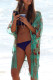 Fashion Vacation Print Tassel Swimwears Cover Up