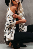 Fashion Street Leopard Split Joint Tops