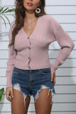 Fashion Street Solid V Neck Tops