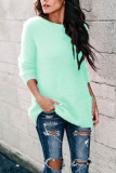 Fashion Street Solid O Neck Tops