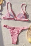 Fashion Simplicity Solid Swimwears