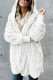 Fashion Street Solid Split Joint Hooded Collar Outerwear
