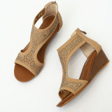 Fashion Daily Hollowed Out Opend Comfortable Shoes