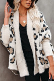 Fashion Street Leopard Split Joint Tops