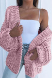 Fashion Casual Solid Split Joint Tops