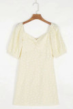 Fashion Casual Print Square Collar A Line Dresses
