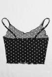 Fashion Casual Print Spaghetti Strap Tops