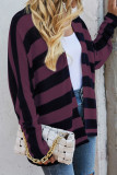 Fashion Street Striped Split Joint Tops