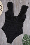 Fashion Sexy Solid Split Joint Swimwears