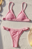 Fashion Simplicity Solid Swimwears