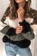 Fashion Street Striped Split Joint O Neck Tops