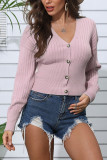 Fashion Street Solid V Neck Tops