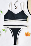 Fashion Vacation Print Split Joint Swimwears