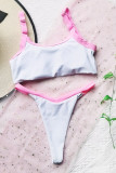 Fashion Simplicity Solid Swimwears