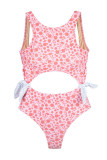 Fashion Simplicity Solid Backless Swimwears
