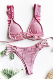 Fashion Sexy Solid Swimwears