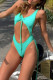 Fashion Sexy Solid Fold Swimwears