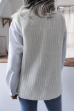 Casual Solid Basic V Neck Tops