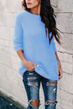 Fashion Street Solid O Neck Tops