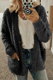 Fashion British Style Solid Split Joint O Neck Outerwear
