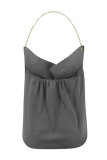 Fashion Casual Solid Chains Halter Tops