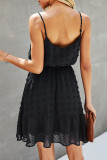 Fashion Sweet Solid Split Joint Spaghetti Strap Princess Dresses