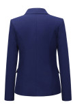 Fashion Street Solid Turn-back Collar Outerwear