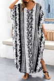 Fashion Vacation Print Split Joint Swimwears Cover Up