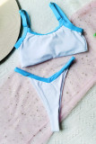 Fashion Simplicity Solid Swimwears