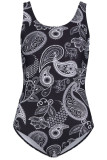 Fashion Sexy Print Backless Swimwears