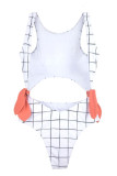 Fashion Simplicity Solid Backless Swimwears