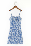 Fashion Elegant Floral With Bow Strapless A Line Dresses