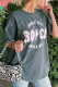 Fashion Casual Letter O Neck Tops
