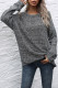 Fashion Street Solid Ripped O Neck Tops