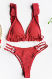 Fashion Sexy Solid Swimwears