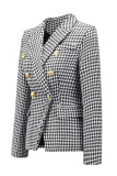 Fashion Street Solid Turn-back Collar Outerwear