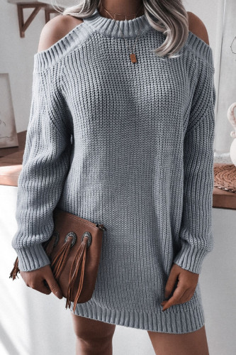 Fashion Casual Solid O Neck A Line Dresses