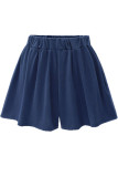 Fashion Casual Solid Loose High Waist Wide Leg Bottoms
