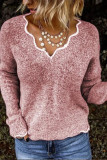 Fashion Street Solid V Neck Tops