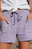 Fashion Casual Solid Split Joint Loose High Waist Wide Leg Bottoms