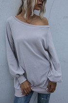 Fashion Street Solid O Neck Tops