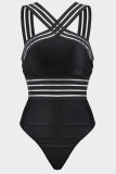 Fashion Simplicity Solid Split Joint Swimwears
