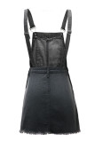 Fashion Street Patchwork Spaghetti Strap Strap Dresses