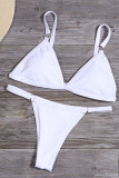 Fashion Sexy Solid Split Joint Swimwears