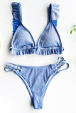 Fashion Sexy Solid Swimwears