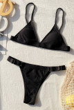Fashion Simplicity Solid Swimwears