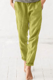 Fashion Casual Solid Loose Straight Bottoms